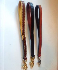 "New" Bridle Tanned Bison & Elk Traffic Leads - 12"